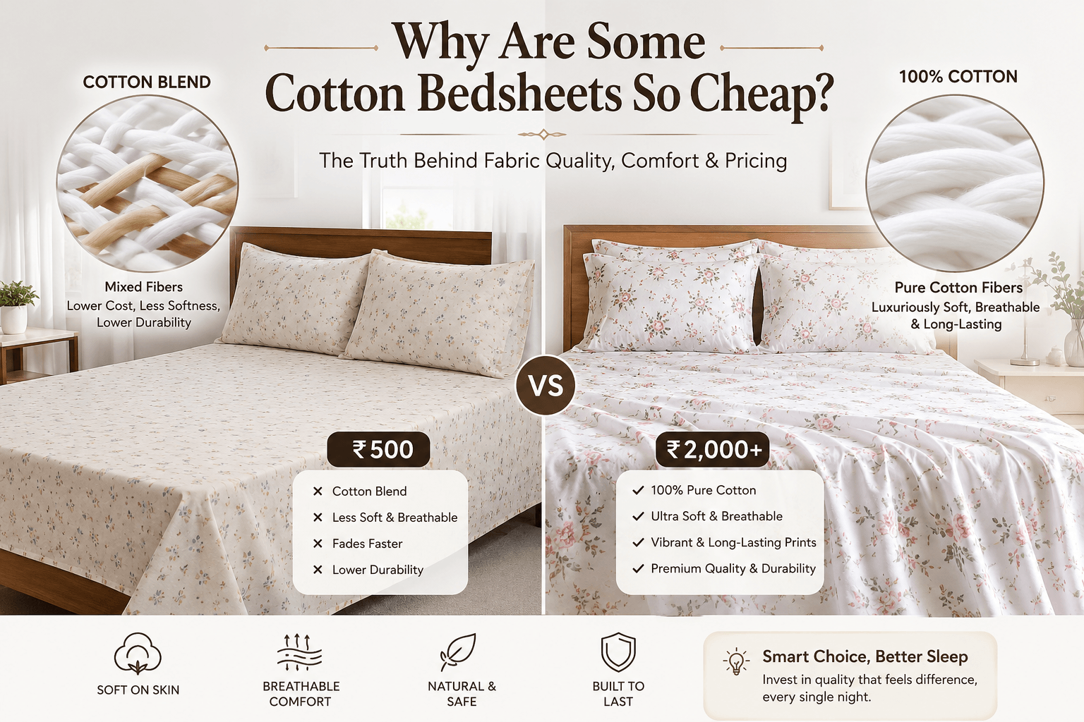 Why Some "Cotton" Bedsheets Are Surprisingly Cheap
