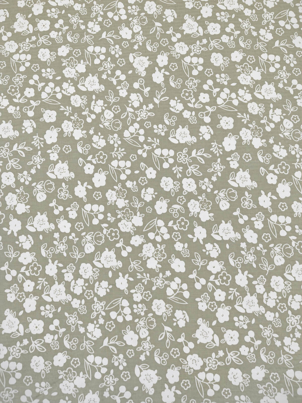 Zeren Threads Sage Meadow Luxuriously Soft Cotton-feel Bedsheet - Large Queen / Standard King