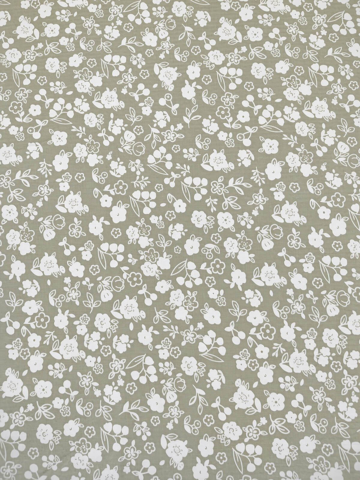 Zeren Threads Sage Meadow Luxuriously Soft Cotton-feel Bedsheet - Large Queen / Standard King