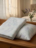 Elegant Pastel Floral Damask Print King Size Cotton Bedsheet