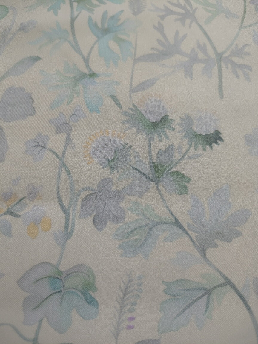 Zeren Threads Sage Green Botanical Cotton King Size Bedsheet Set | Soft Cotton | Premium Floral Print